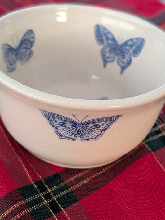 Blue Butterfly Bowl